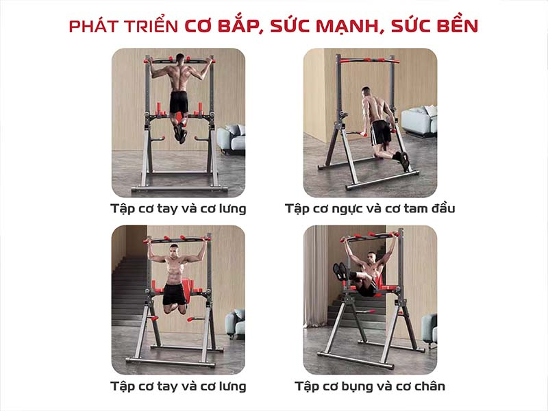 Bài tập với xà đơn đa năng Bonvork
