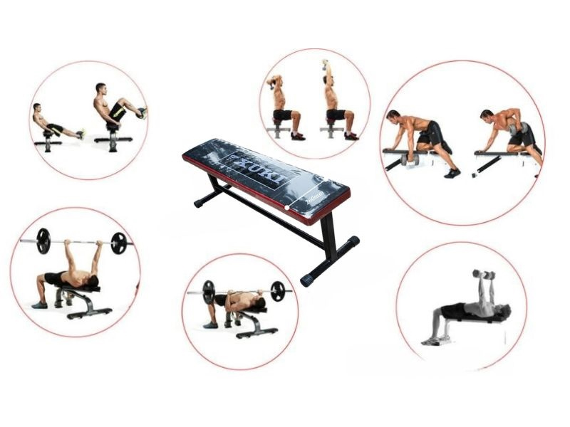 Ghế vớt tạ Xuki dài 7 Các bài tập với ghế vớt tạ Xuki dài