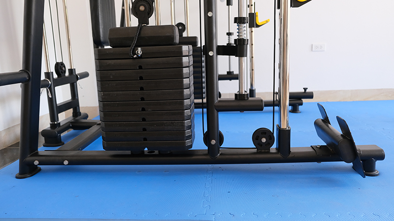 Giàn tạ đa năng HQ-368 - Kèm ghế 4 Bánh tạ có tổng trọng lượng 126kg