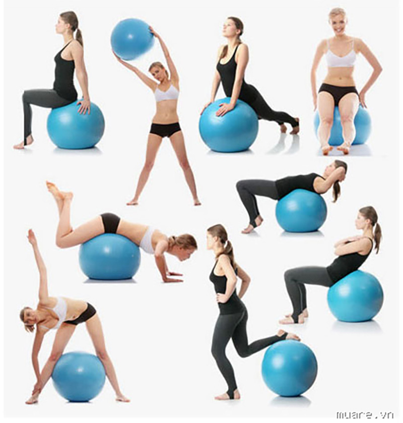 Bóng tập Yoga Brosman 3 Tập luyện thể dục với bóng tập Yoga