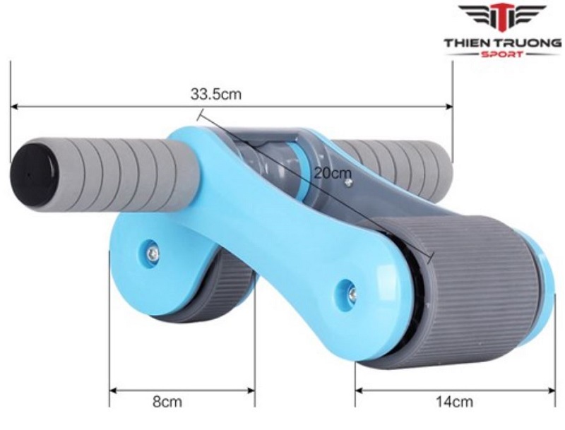 Con lăn tập bụng Gym Roller 3 Con lăn Gym Roller có thiết kế nhỏ gọn, bền chắc, giúp bạn rèn luyện cơ bụng hiệu quả ngay tại nhà.