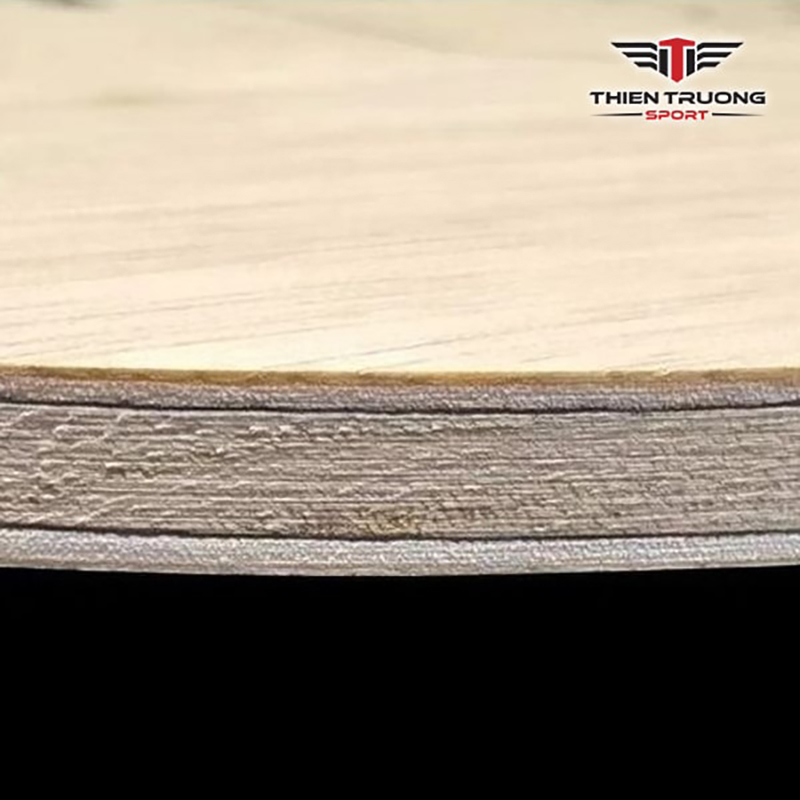Cấu tạo cốt vợt bóng bàn Sanwei CC gồm 5 lớp gỗ + 2 lớp LD Carbon 