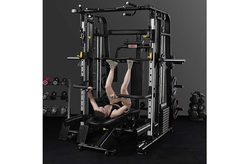 Giàn tạ đa năng HQ-368 - Kèm ghế 13 Bài tập đẩy chân