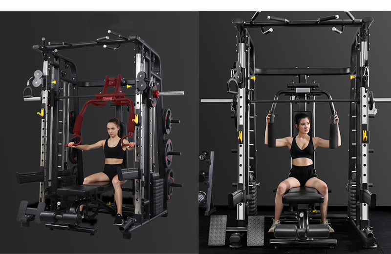 Giàn tạ đa năng HQ-368 - Kèm ghế 10 Bài tập đẩy ngực và ép ngực