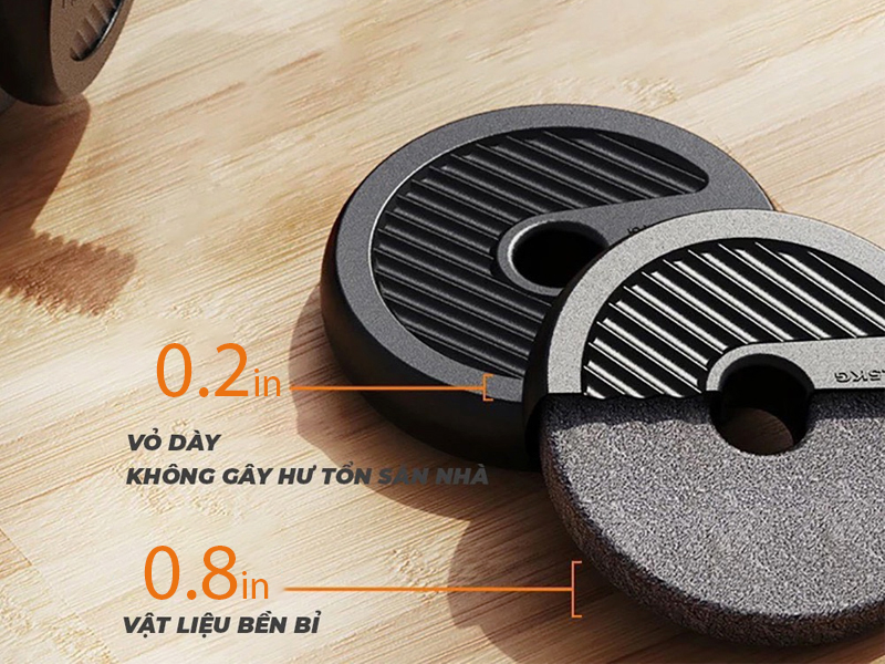 Bộ tạ đa năng Fed 6 in 1 loại 30kg 4 Đĩa tạ