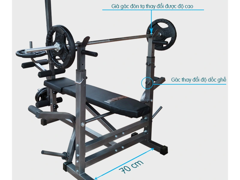 Giá để tạ có thể điều chỉnh 