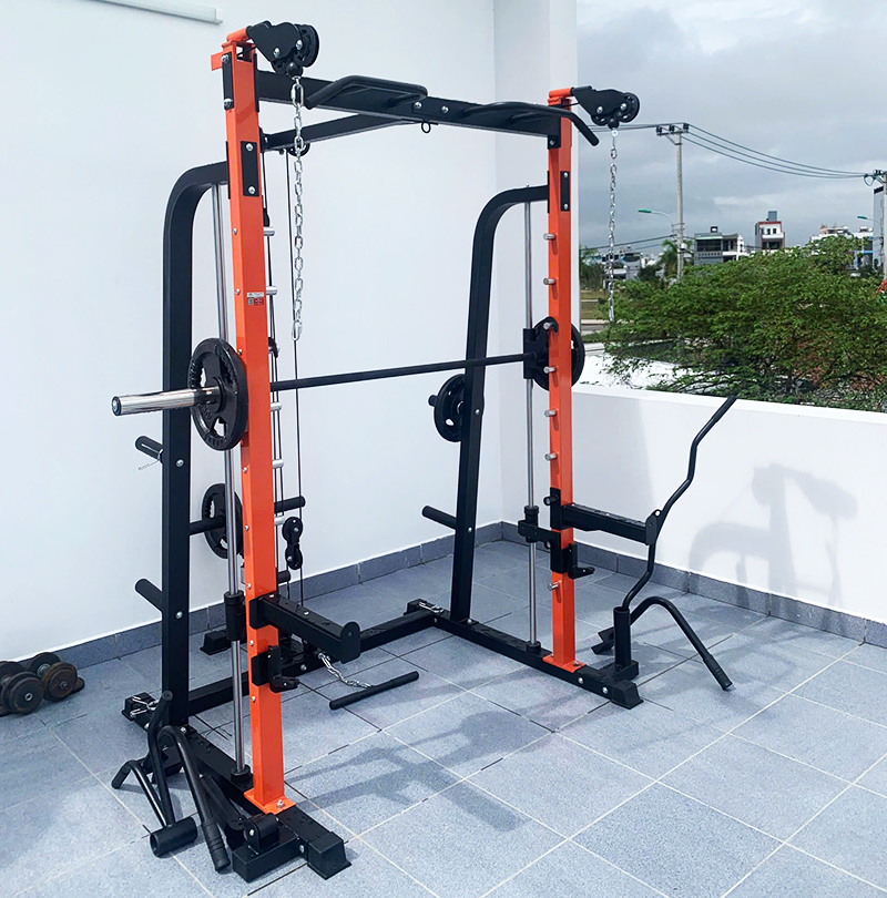 Bộ khung gánh tạ đa năng HQ-K9 - kèm ghế 6 Hình ảnh thực tế khung gánh tạ đa năng K9