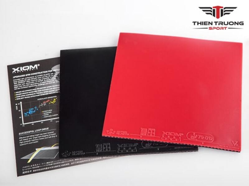 Mặt vợt Xiom Vega Euro 4 Mặt vợt Xiom Vega Euro được làm từ cao su tự nhiên