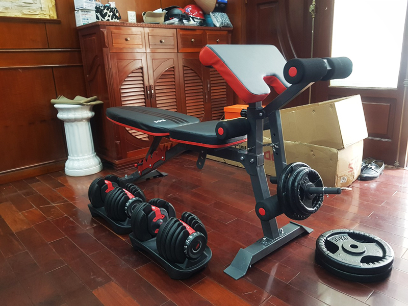 Hình ảnh thực tế tạ tay Bowflex 552