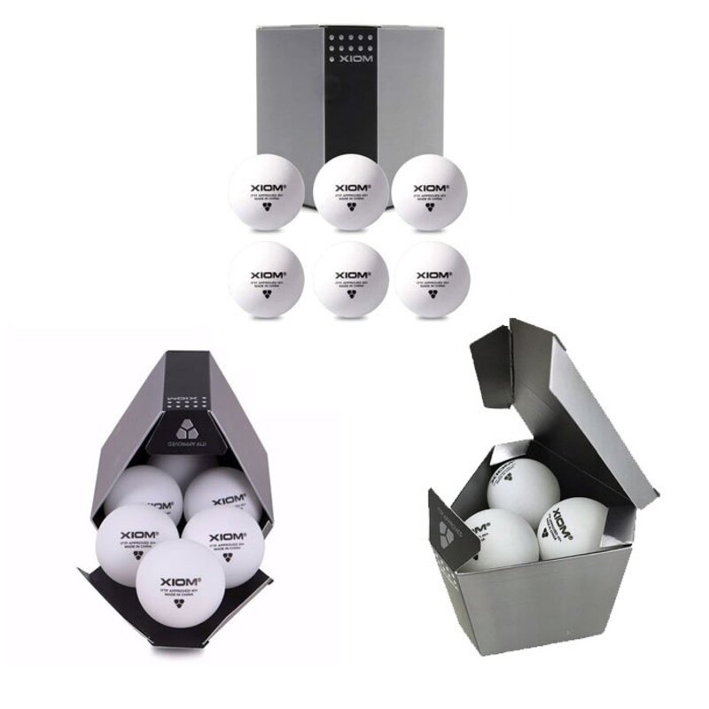 Quả bóng bàn Xiom 40+ tiêu chuẩn 5 Hộp quả bóng bàn Xiom 40+ tiêu chuẩn