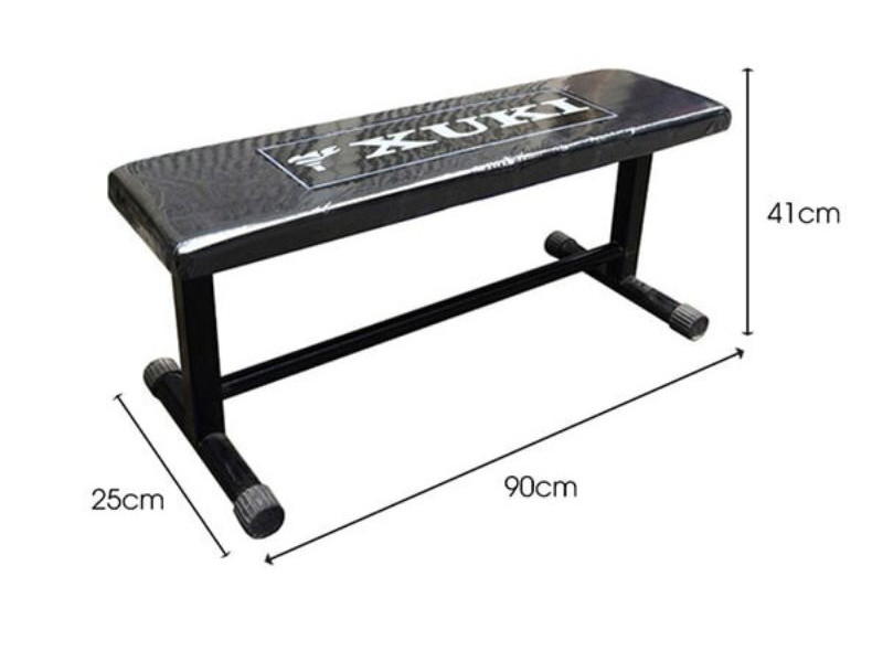 Kích thước ghế vớt tạ Xuki ngắn