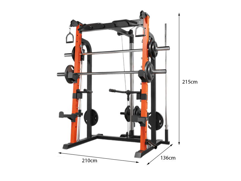 Bộ khung gánh tạ đa năng HQ-K9 - kèm ghế 8 Kích thước khung gánh tạ đa năng HQ-K9