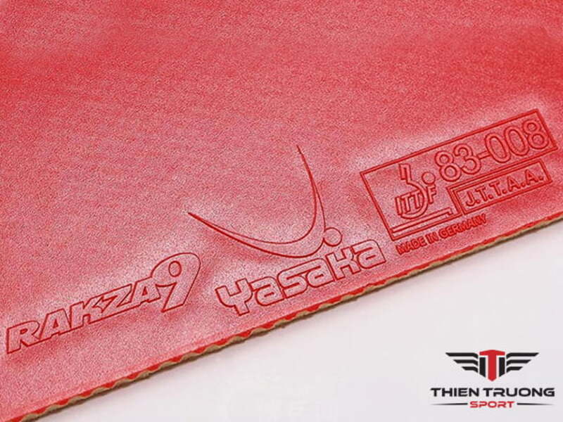 Mặt vợt bóng bàn Yasaka Rakza 9 được cải tiến tốc độ đánh bóng nhanh hơn mặt vợt Yasaka Rakza 7