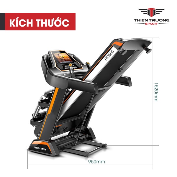 Kích thước máy chạy bộ điện HQ-555