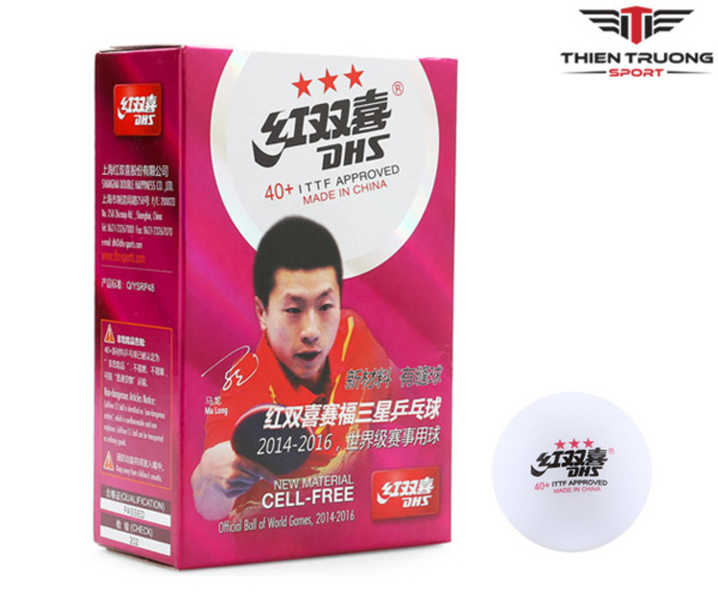 Quả bóng bàn DHS 3 sao 40+ 4 Hình ảnh Quả bóng bàn DHS 3 sao 40+