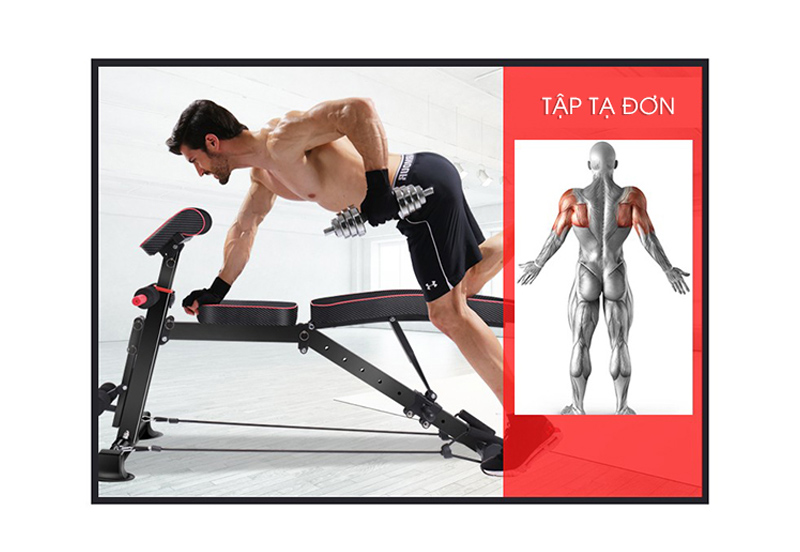 tap ta don voi ghe tap gym KK022D