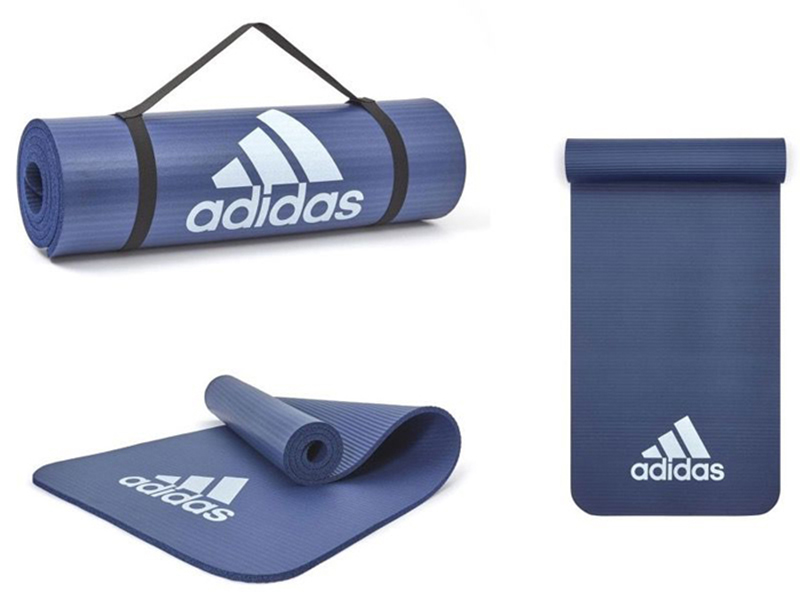 Thảm Yoga ADMT-11015BL được trang bị thêm dây cuộn tiện lợi mang theo tập luyện