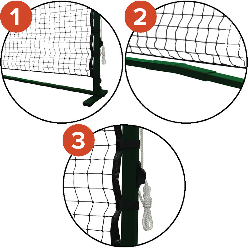 Trụ pickleball di động S25110V 