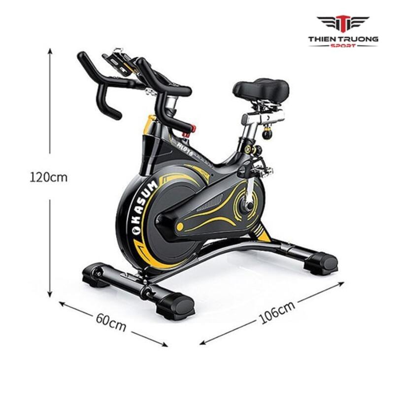 Kích thước xe đạp tập thể dục Happy Gym HL016