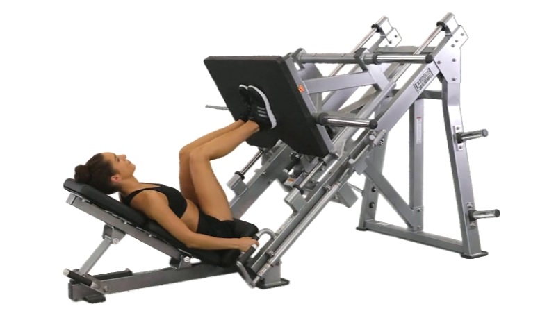 Leg Press là gì? Hướng dẫn tập Leg Press đạt kết quả tốt nhất 4 Narrow Stance Leg Press
