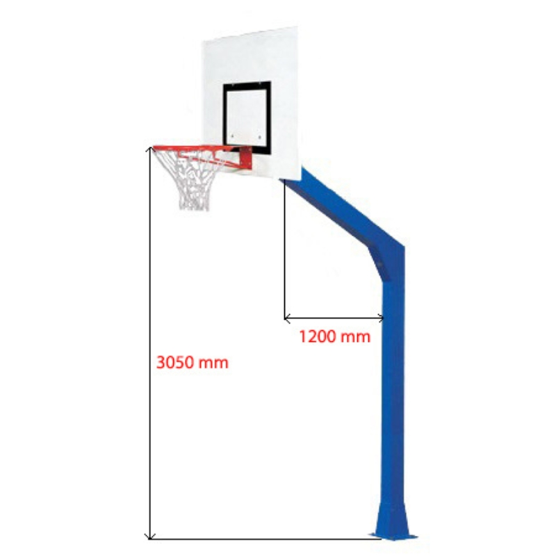 Kích thước trụ bóng rổ 801875 (BS8875)