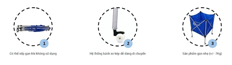 Xe đựng bóng nhôm S30530