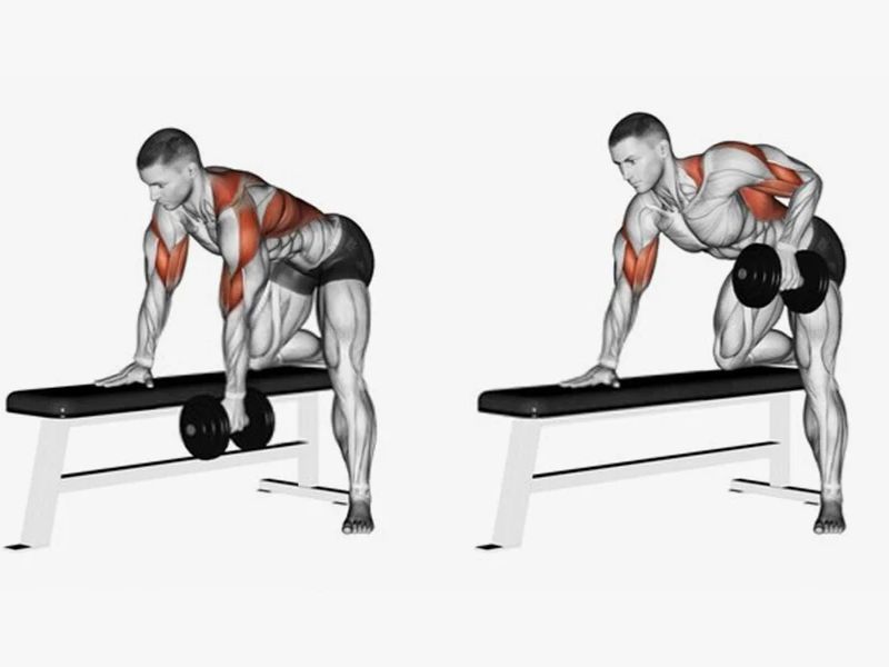 Bài tập One Arm Dumbbell Rows