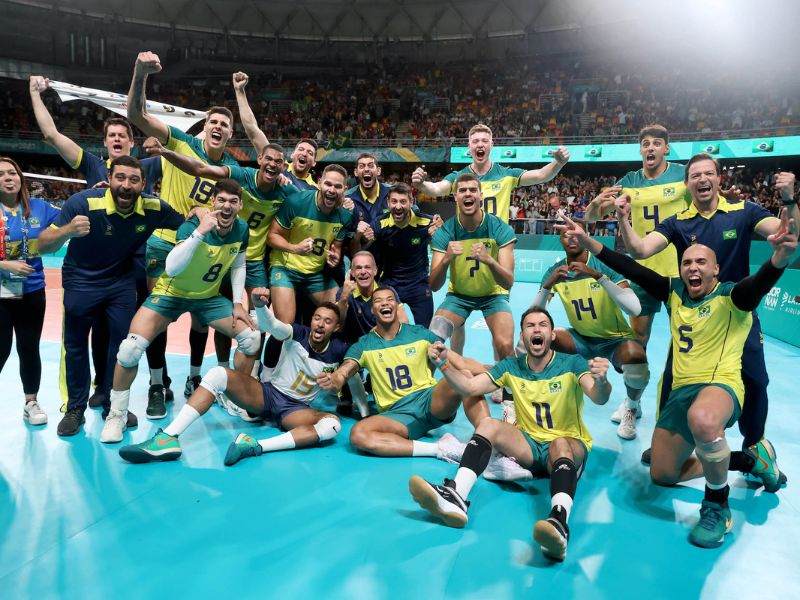 Khám phá top 10 đội bóng chuyền nam mạnh nhất thế giới 7 Brazil luôn là ứng cử viên hàng đầu cho danh hiệu tại các giải đấu quốc tế