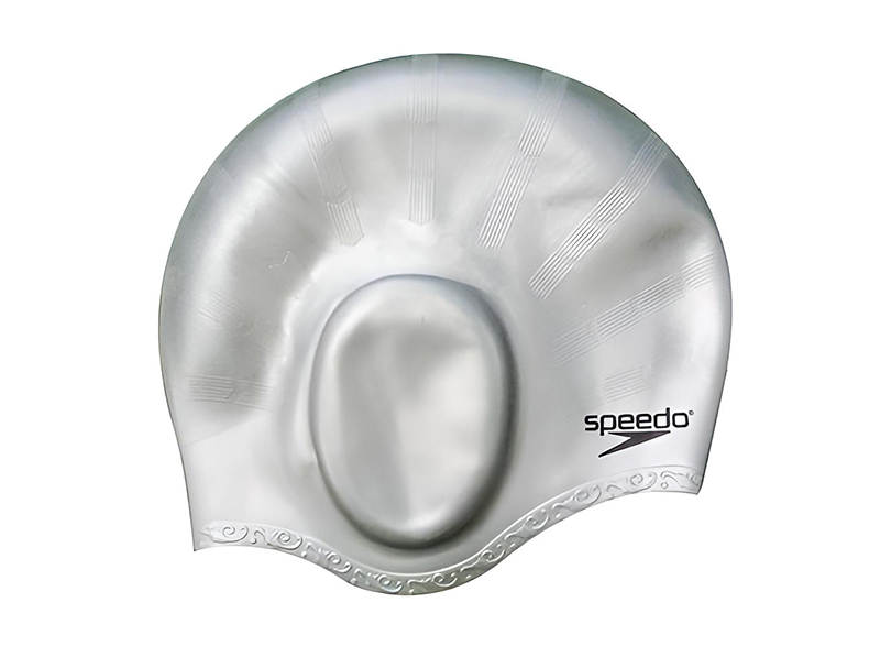 Mũ bơi Speedo Silicone màu xám 