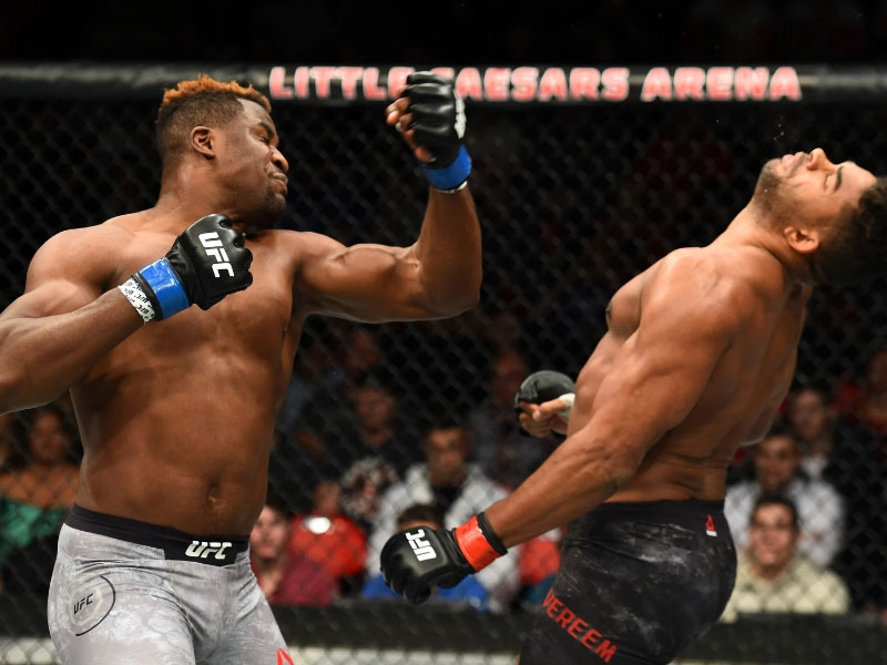 Cú đấm của võ sĩ Francis Ngannou có sức hủy diệt khủng 