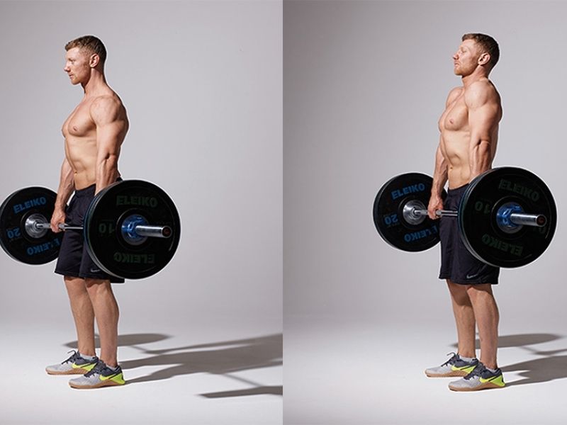 Barbell Shrug là gì? Cách tập phát triển cầu vai tốt cho Gymer? 3 tập Barbell Shrug