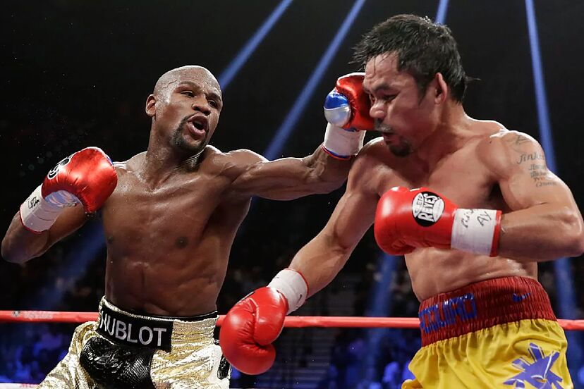 Điểm danh những trận đấu boxing hay nhất lịch sử thế giới 3 Trận thi đấu giữa Floyd Mayweather vs Manny Pacquiao