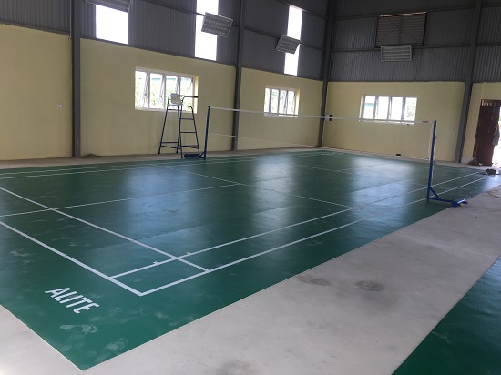 Làm sân cầu lông tại Châu Sơn