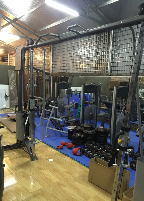 Dự án thi công và lắp đặt phòng tập Gym tại Văn Yên, Yên Bái 3 Lắp đặt dụng cụ tập gym impulse