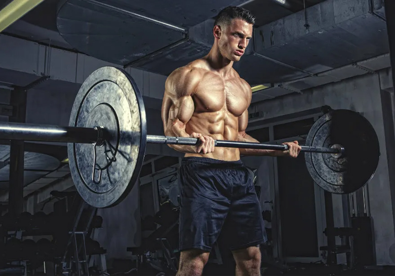 Bài tập standing barbell curl