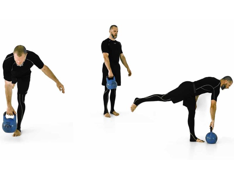 Bài tập Kettlebell Single-Leg Deadlift