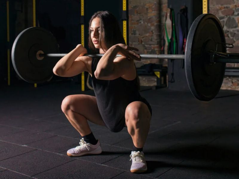 Front Squat chính là ông vua của bài tập đùi trước