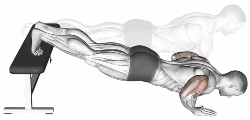 Bài tập Decline Push Up