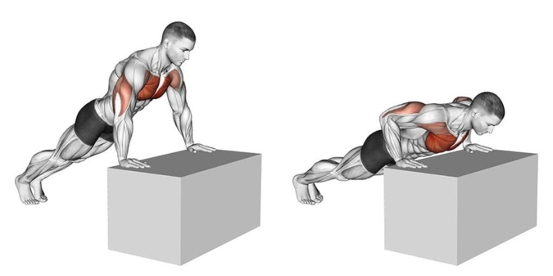 Bài tập Incline Push Up