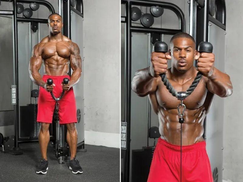 Các bài tập cầu vai tại nhà hiệu quả nhất dành cho dân tập Gym 2 Bài tập nâng vai với cáp