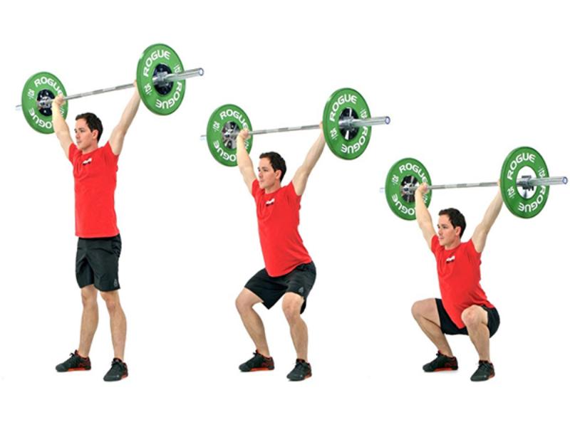 Bài tập overhead squat 