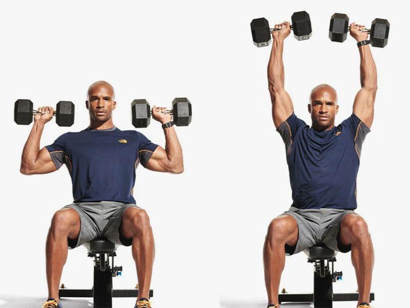 Các bài tập cầu vai tại nhà hiệu quả nhất dành cho dân tập Gym 11 Bài tập cho cơ vai trước với tạ tay