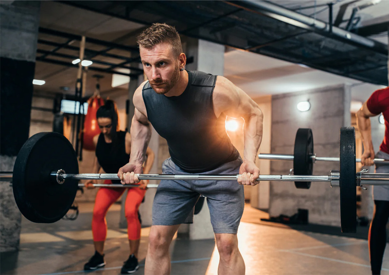 Bent Over Barbell Row là bài tập gập người kéo tạ đòn 