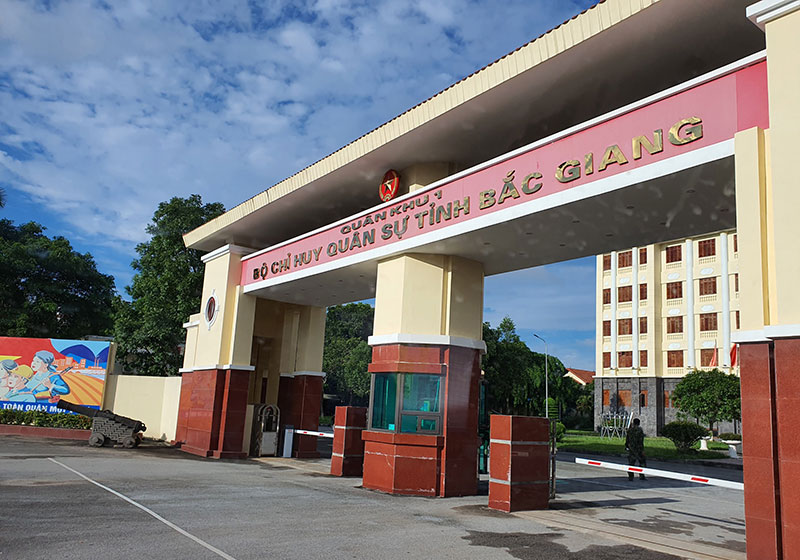 Lắp thiết bị thể thao ngoài trời tại Bộ CHQS tỉnh Bắc Giang 1 Bộ Chỉ huy Quân sự tỉnh Bắc Giang