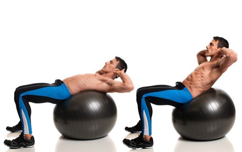 Cách gập bụng cho người mới bắt đầu hiệu quả, đúng kỹ thuật 7 Bài tập gập bụng với bóng