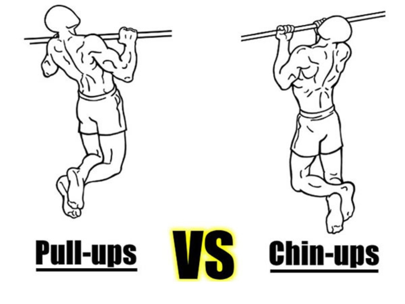 Bài tập hít xà đơn Chin Up và Pull Up