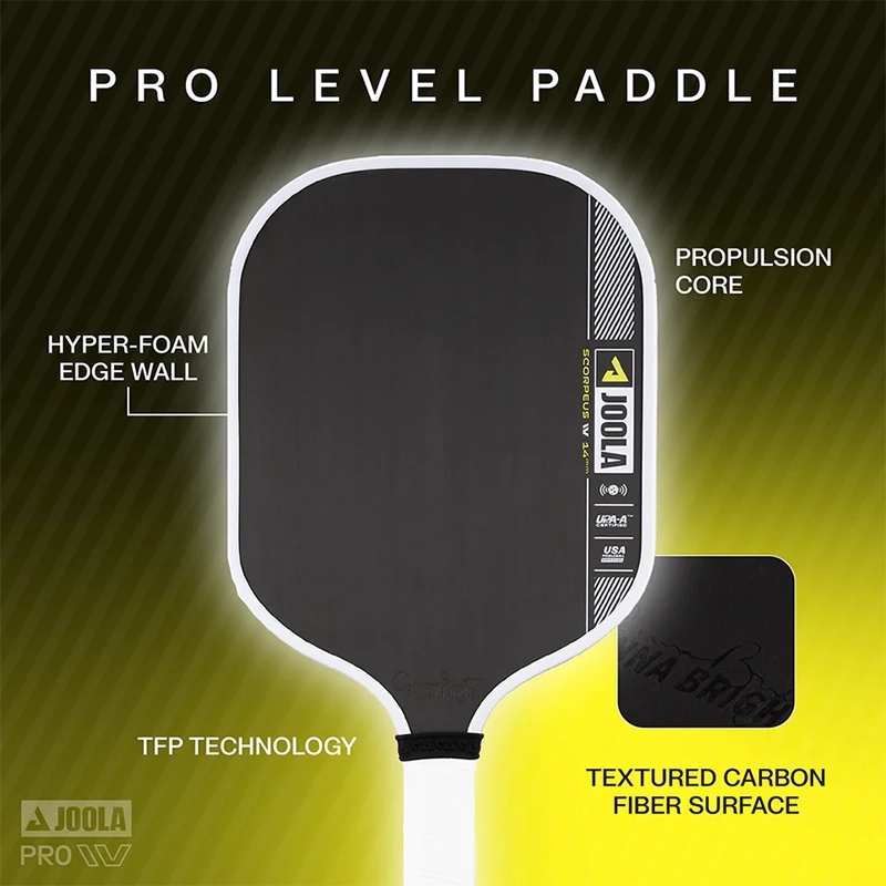 Vợt Pickleball Joola Anna Bright Scorpeus Pro IV 14mm 6 Vợt Pickleball Joola Anna Bright Scorpeus Pro IV 14mm