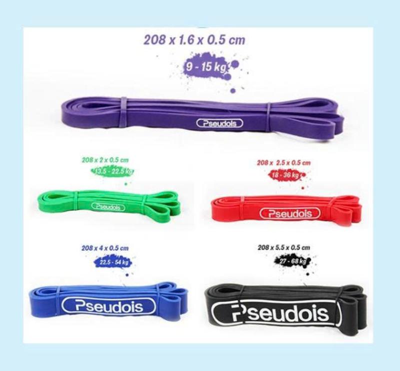 Dụng cụ dây kháng lực Pseudois 5 màu 