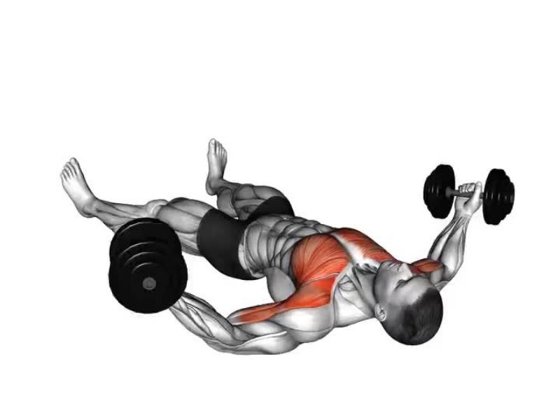 Bài tập Floor Dumbbell Flyes