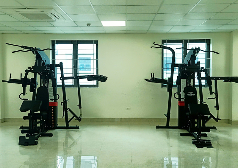 Hoàn thiện phòng tập tại Bộ Tư lệnh Tác chiến không gian mạng - Bộ Tư lệnh 86 Đông Dư Gia Lâm 2 Giàn tạ đa năng HQ 908S được lắp đặt tại phòng tập Bộ Tư lệnh 86